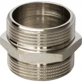 Ниппель 1 1/4 НН никелированный Stout