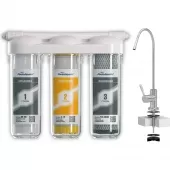 Трехступенчатый фильтр под мойку Аквабрайт АБФ-ТРИА-УМЯГЧЕНИЕ