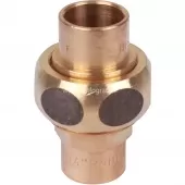 Сгон 15 ВП-ВП Sanha 4330 с плоским уплотнением, бронза 1433015