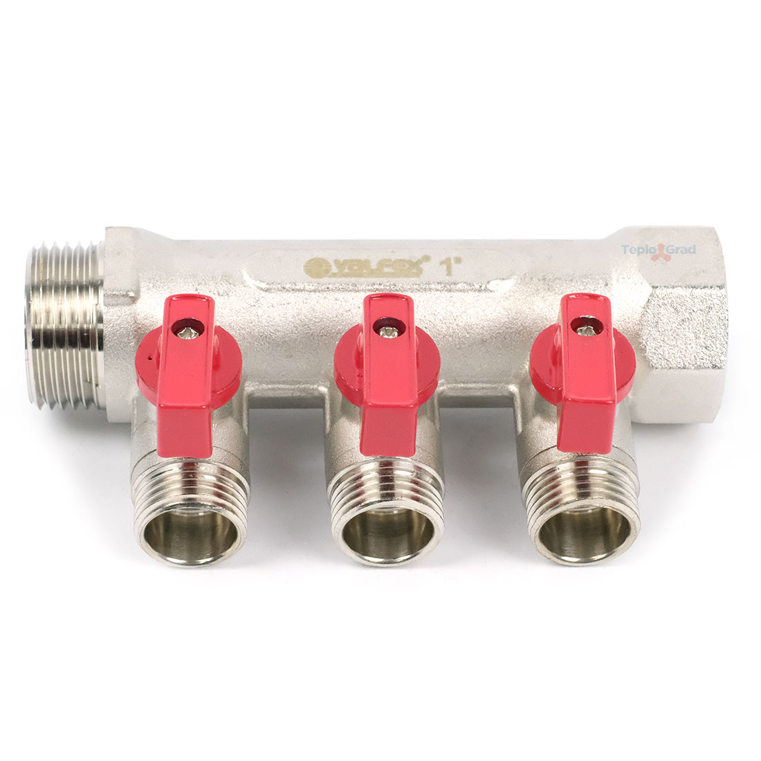 Коллектор Valfex с шаровыми кранами 1x1/2 на 3 выхода