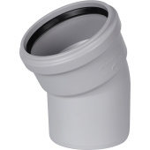 Отвод канализационный Stout 110x30° бесшумный