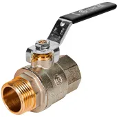 Шаровой кран Stout НР-ВР 1 1/2 полнопроходной, ручка рычаг Шаровой кран Stout НР-ВР 1 1/2 полнопроходной, ручка рычаг