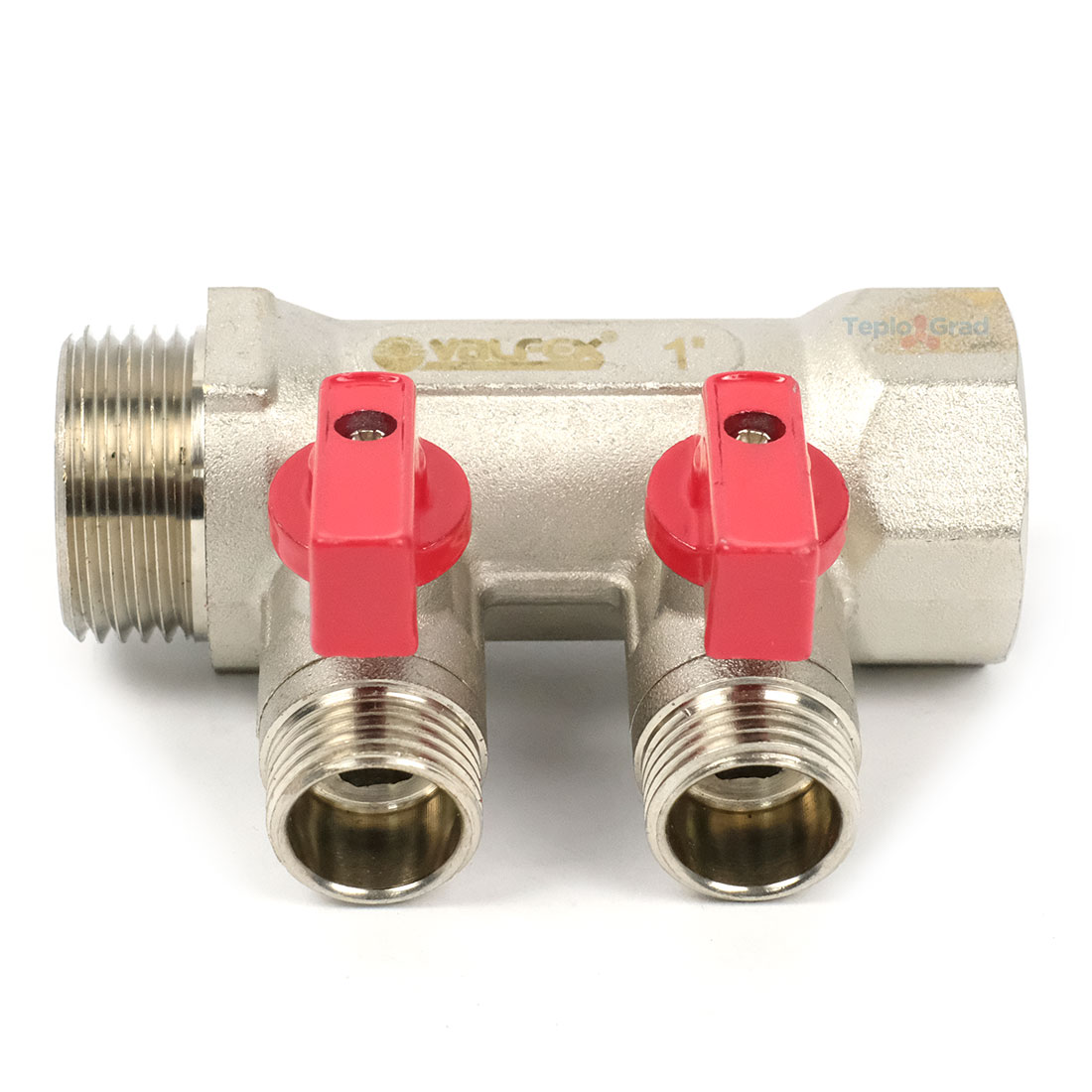 Коллектор Valfex с шаровыми кранами 1x1/2 на 2 выхода