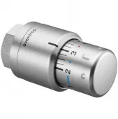 Термостатическая головка Oventrop Uni SH матовая сталь