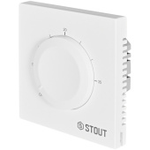 Комнатный термостат STOUT STE-2001 16А белый с датчиком теплого пола Комнатный термостат STOUT STE-2001 16А белый с датчиком теплого пола