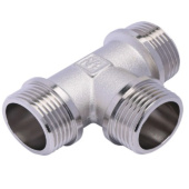 Тройник 1/2 НН никелированный Zeissler