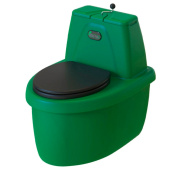 Торфяной туалет Rostok Comfort зеленый (биотуалет)