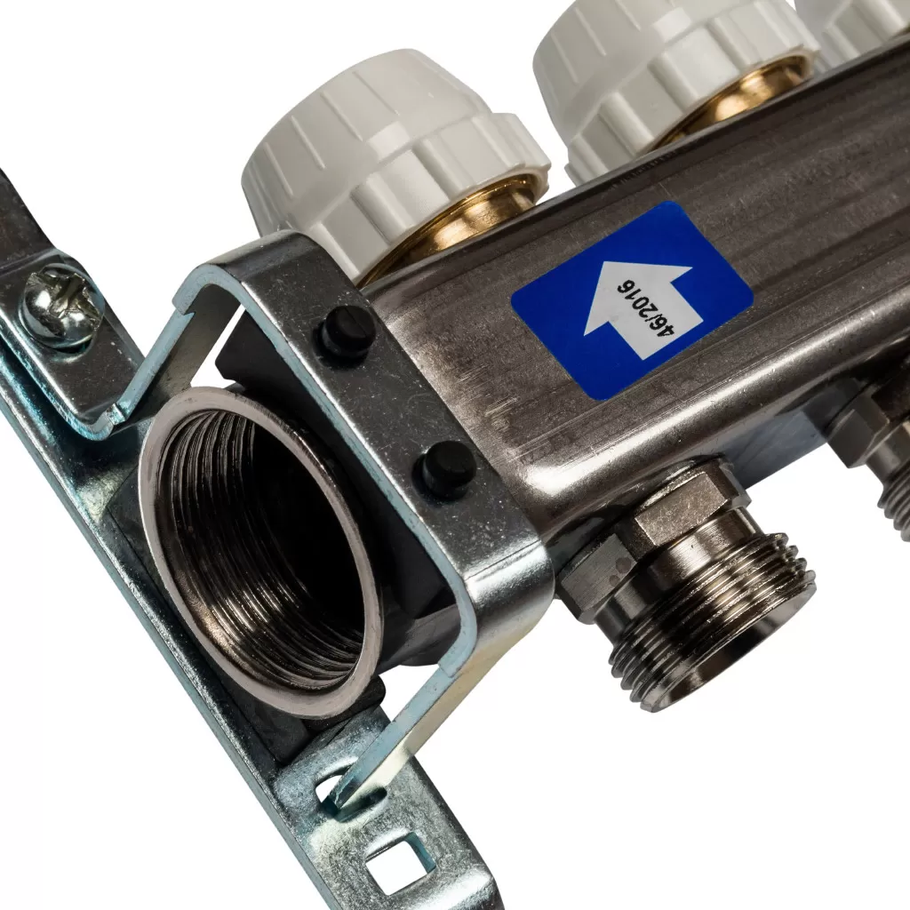 Коллектор Stout на 4 выхода из нержавеющей стали без расходомеров - SMS 0922 000004