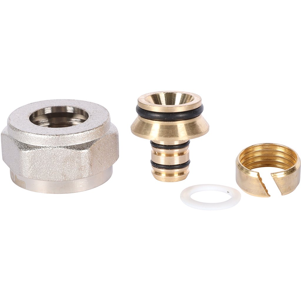 Фитинг компрессионный Rommer для труб PEX-AL-PEXc 16x2,6x3/4