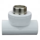 Тройник комбинированный TIM НР 32x1/2 PP-R