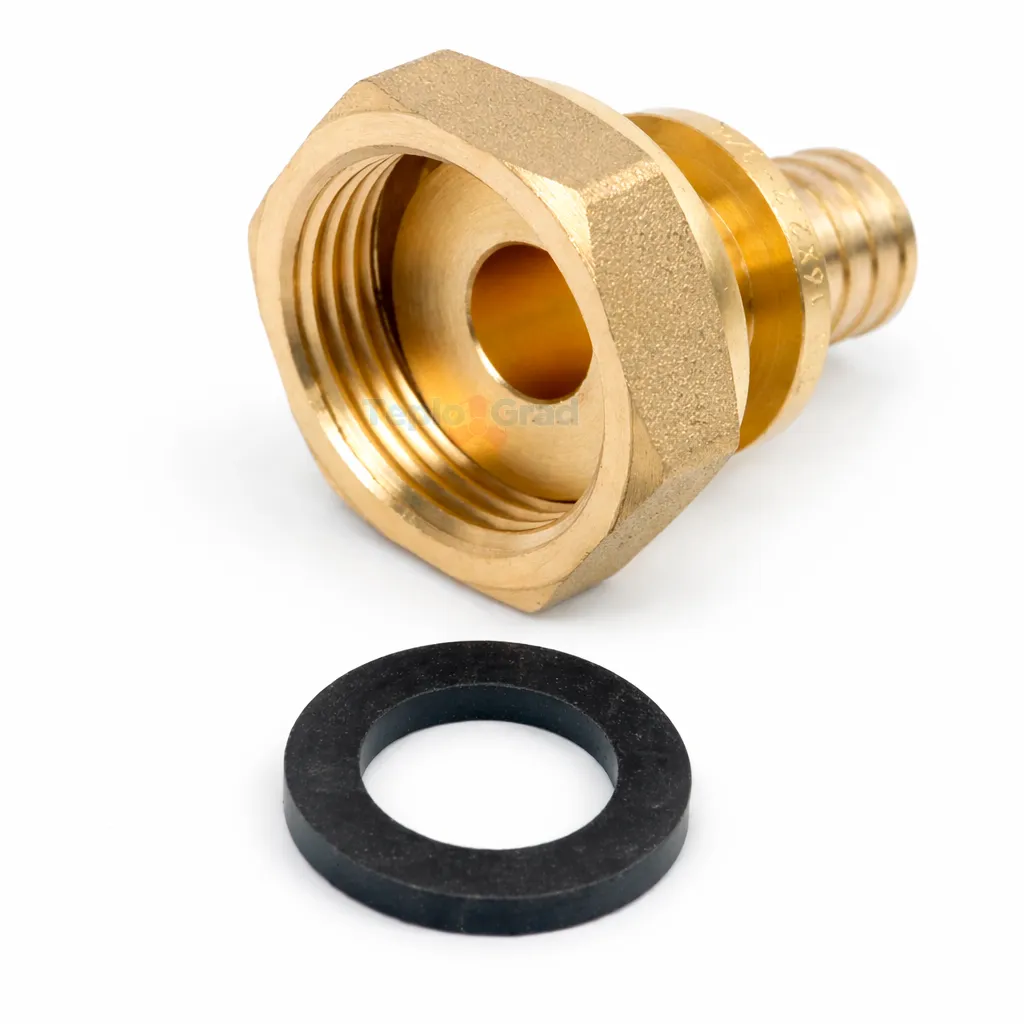 Муфта TIM с накидной гайкой 16x3/4