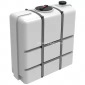 Емкость пластиковая Экопром K 1000л в обрешетки белая