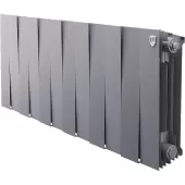 Биметаллический радиатор Royal Thermo PianoForte 300 Silver Satin 12 секций