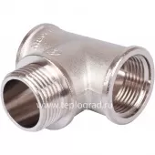 Тройник 1 ВНВ никелированный Stout