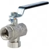 Шаровой кран Stout с фильтром ВР-ВР 1/2, ручка рычаг