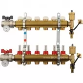Коллектор в сборе Tiemme на 6 выходов с расходомерами - 3870002
