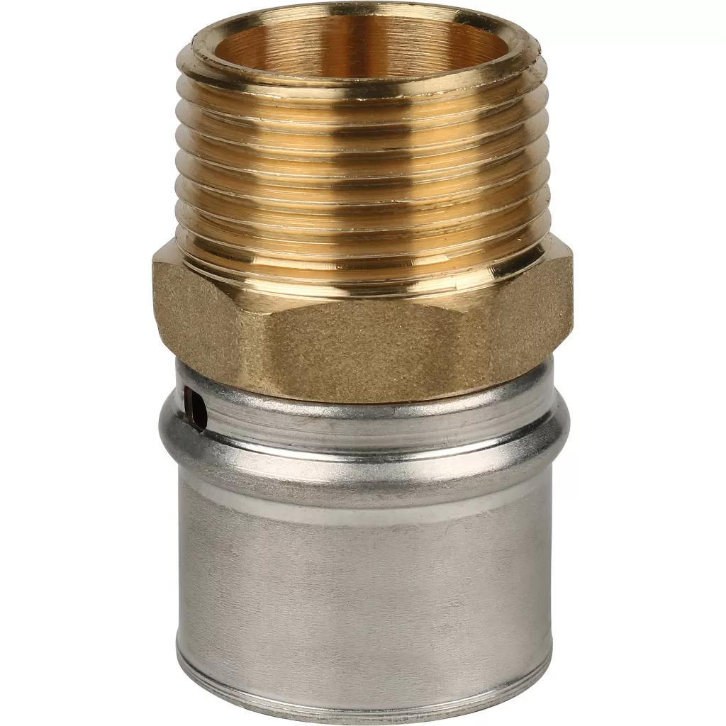 Переходник с наружной резьбой прессовой Stout 1 x 32 Переходник с наружной резьбой прессовой Stout 1 x 32