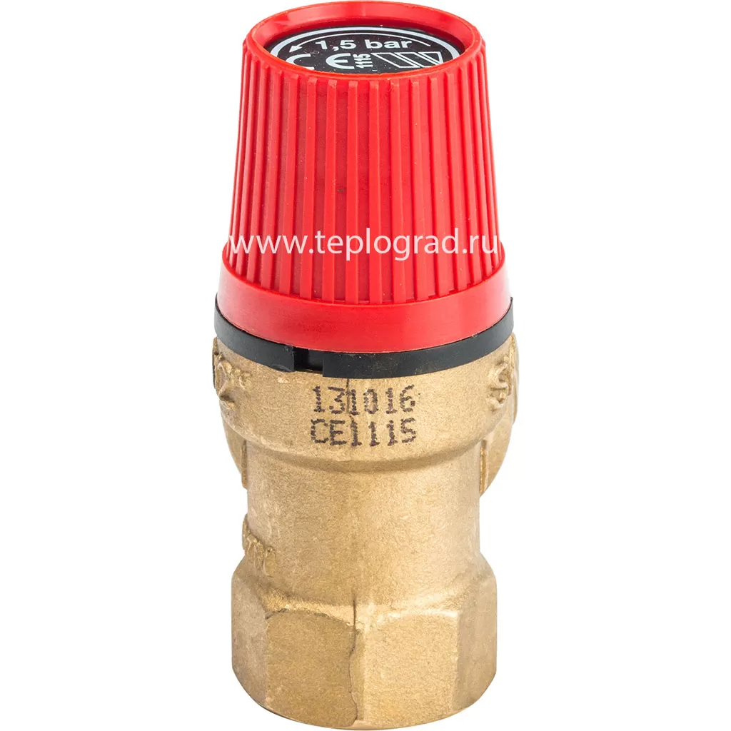 Предохранительный клапан Watts SVH 15-1/2, 1,5 бар для системы отопления