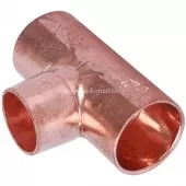 Тройник 18x15x18 ВП Sanha 5130, для медных труб под пайку 15130181518