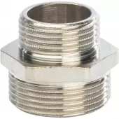 Ниппель переходной 1 1/4x1 НН никелированный Stout