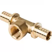 Тройник Stout ВР 25x3/4 для труб из сшитого полиэтилена