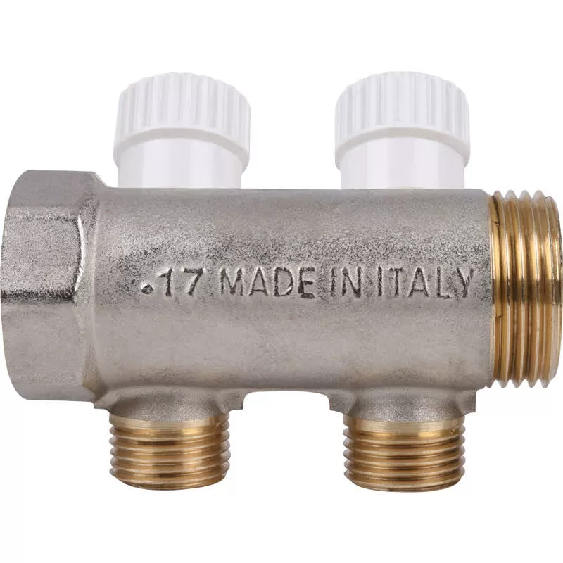 Коллектор Stout с регулировочными клапанами 1, 2 отвода 1/2 Коллектор Stout с регулировочными клапанами 1, 2 отвода 1/2