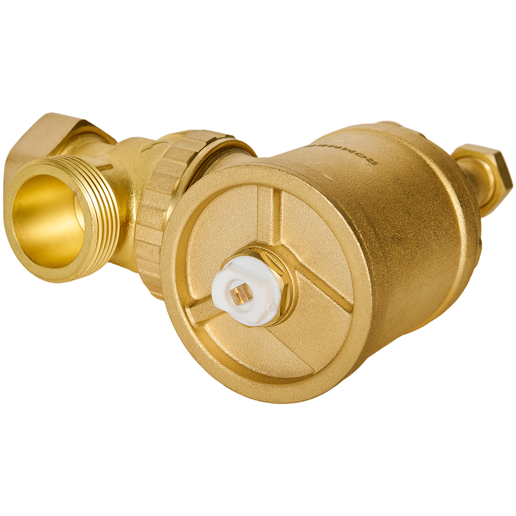 Сепаратор грязи (шлама) поворотный Rommer ВР 1 1/4 латунь