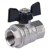 Шаровой кран Bugatti OREGON ВР-ВР 1/2, ручка бабочка