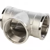 Тройник 1 1/2 ВВ никелированный Stout