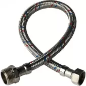 Гибкая подводка для воды Stout НР 3/8 x ВР 3/8, длиной 600 мм