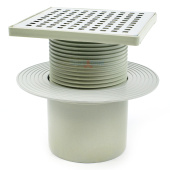 Трап Valfex 150x150 DN110 регулируемый, вертикальный выпуск