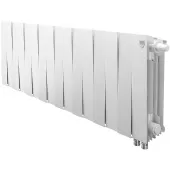 Биметаллический радиатор Royal Thermo PianoForte 300 Bianco Traffico VDR80 16 секций с нижним подключением