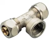 Обжимной тройник Tiemme ВР 16x1/2x16