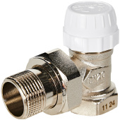 Клапан термостатический угловой Rommer 3/4