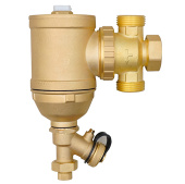 Сепаратор грязи (шлама) поворотный Rommer ВР 1 латунь