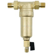 Самопромывной фильтр TIM 1/2 с латунной колбой