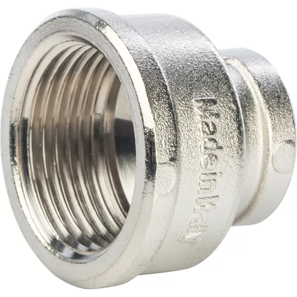 Муфта переходная 1x1/2 ВВ никелированная Stout