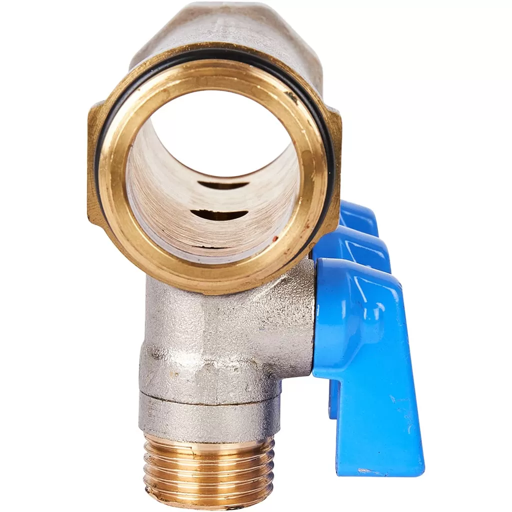 Коллектор Stout с шаровыми кранами 1, 3 отвода 1/2 (синие ручки) Коллектор Stout с шаровыми кранами 1, 3 отвода 1/2 (синие ручки)