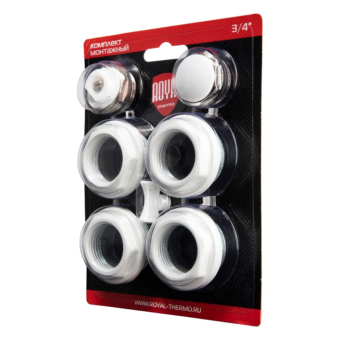 Набор присоединительный Royal Thermo 3/4 белый RT3/4W