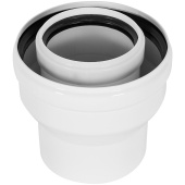 Переход Rommer с Ø60/100 на Ø80/125 конденсационный