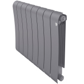 Биметаллический радиатор Royal Thermo Infinity 500 Silver Satin 8 секций