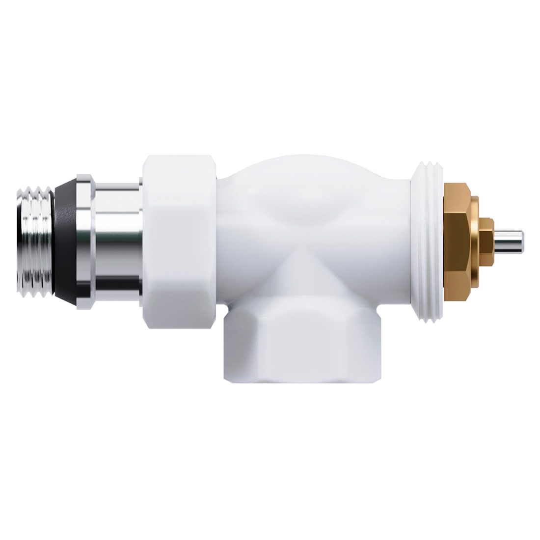 Набор термостатический осевой Royal Thermo Design 1/2" М30х1,5 (белый)