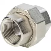 Разъемное соединение американка Stout ВВ 3/4 никелированное