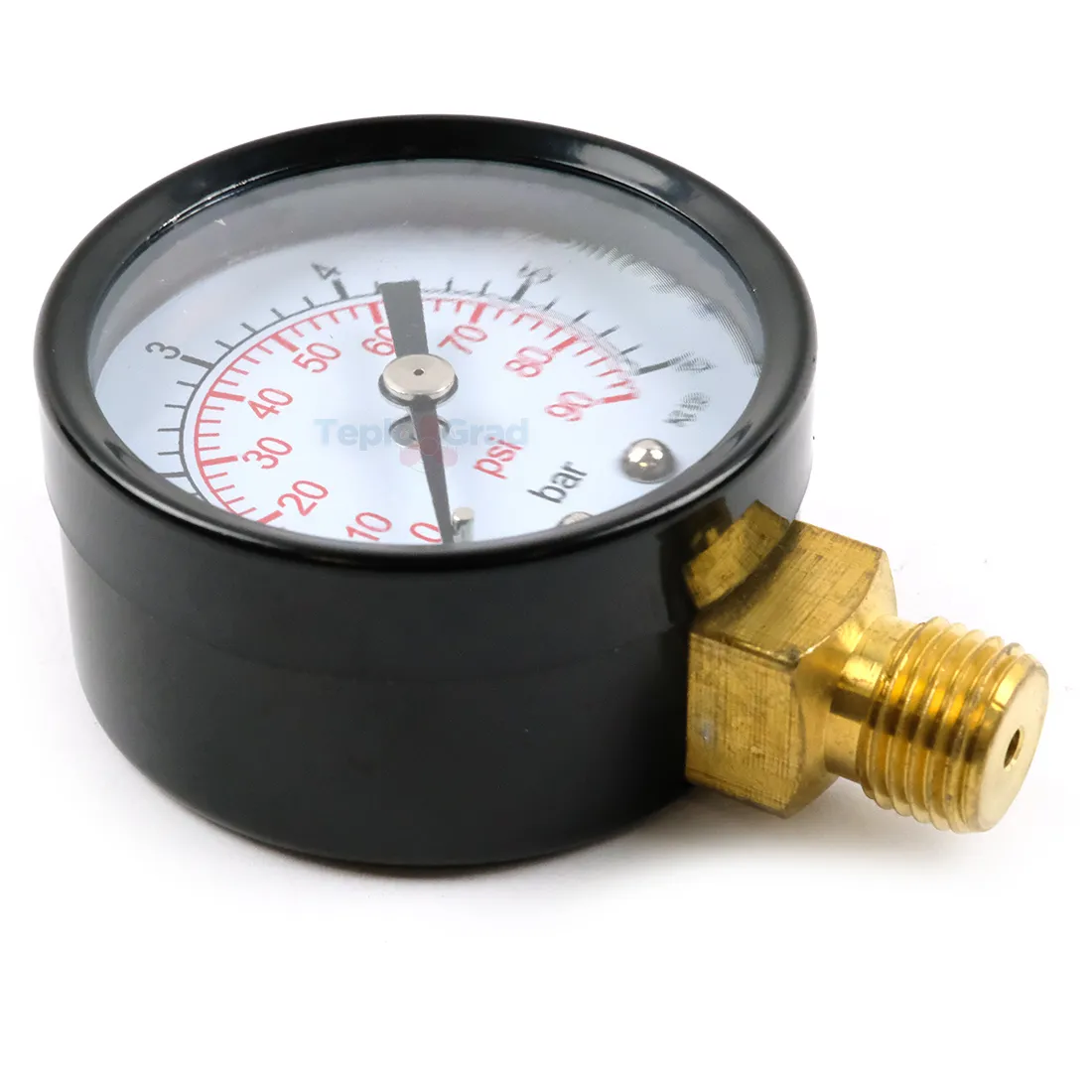 Манометр радиальный TIM, корпус 50 мм, диапазон 0-6 бар, подключение 1/4 Y-50-6