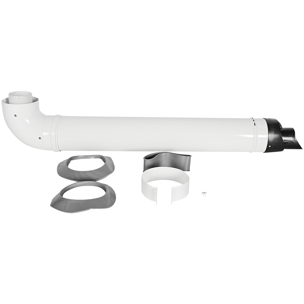 Комплект дымохода конденсационный Rommer 80/125 - 800 мм