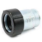 Обжимное соединение из ковкого чугуна Zeissler ВР 1 1/4 Обжимное соединение из ковкого чугуна Zeissler ВР 1 1/4