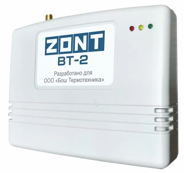 Термостат Zont BT-2 для котлов Bosch и Buderus Термостат Zont BT-2 для котлов Bosch и Buderus