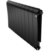 Биметаллический радиатор Royal Thermo Infinity 500 Noir Sable VR80 10 секций с нижним подключением