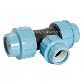 Тройник Unipump 32x25x32 для ПНД труб