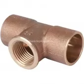 Тройник 22x1/2x22 ВП-ВР-ВП Sanha 4130g, бронза 141302212